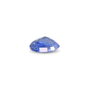 Saphir bleu 4,15 carats, facetté, bleu royal naturel, pierre précieuse non montée, calibrée, taille 10 mm, traitement thermique, hauteur 8 mm - Product Image 2