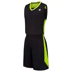 Yüksek kalite erkekler spor elbise özelleştirilmiş basketbol üniforması takım kulübü sepet topu üniforma süblimasyon tasarım basketbol üniforma