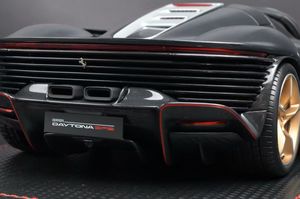 Modelo de Auto Ferrari Daytona SP3 Impreso en 3D de Alta Precisión a Escala 1/18 con <span class=keywords><strong>Ruedas</strong></span> Rojas Doradas de Fibra de <span class=keywords><strong>Carbono</strong></span>/Metal para Colección/Regalo - Product Image 5
