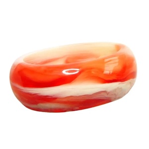 Newly Handmade Resin <b>Bangle</b> <b>Bracelet</b> Set Irregular Shape Artistic Fashion Design Fancy Stylish Jewelry Wedding Party for Women - Product Image 4