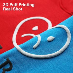 Haute qualité surdimensionné goutte épaule T-shirt couleur graphique T-shirt confortable col rond 100% coton T-shirt pour hommes DDP expédition - Product Image 3
