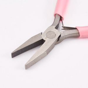 Jewelry <b>Pliers</b> Tools for Jewelry Making <b>Flat</b> <b>Nose</b> <b>Pliers</b> Polishing Jewelry Making Tools 12x7.3x0.9cm - Product Image 3