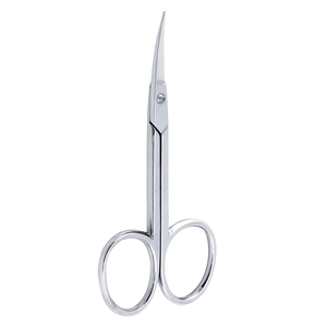 Vente en gros de ciseaux à cuticules pour ongles Finition Dall Lame droite tranchante en acier inoxydable Ciseaux à cuticules de 3.5 pouces - Product Image 2