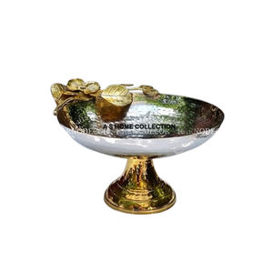 Bol à fleurs en laiton en acier inoxydable de haute qualité parfait pour servir des fruits secs des collations de fruits frais bol de service - Product Image 5