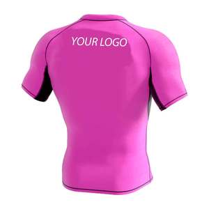 เสื้อรัดกล้ามกันแดดสีชมพู ปรับแต่งโลโก้ได้ ราคาขายส่ง - Product Image 2