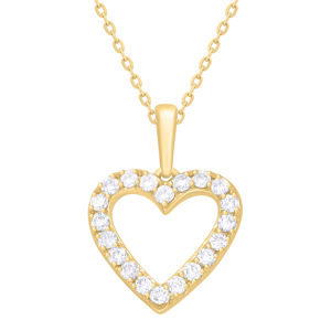 Venta caliente Rikhava Real Diamonds Pendant Heart Charm Jewelry para bodas y compromisos Colgantes y dijes de moda - Product Image 4
