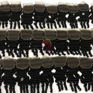 Perruques cheveux humains avec lace closure/frontal Livraison rapide 100% cheveux humains vierges non traités Remy hair - Product Image 5