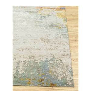 Tattvam Abstract Pattern Hand Knotted <b>Wool</b> & Bamboo Silk Rug Soft Texture 8x10 ft for Home Use-Esk-9017 - Product Image 4