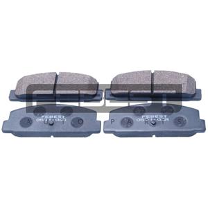 Pastiglie freno posteriori FEBEST (0501-GGR) - Product Image 1