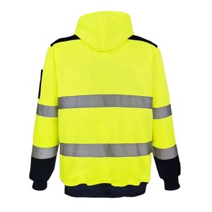 Chaqueta de Invierno de Seguridad Reflectante de Nueva Moda, Ropa de Trabajo, Chaqueta de Trabajo Impermeable Acolchada con Capucha Oculta - Product Image 5