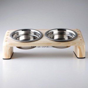 Natural Wood and Metallic Large Size Garden <b>Food</b> <b>Dog</b> Bowl Newest Designing Home and Gardening Decorative <b>Food</b> <b>Dog</b> Bowl In India - Product Image 2