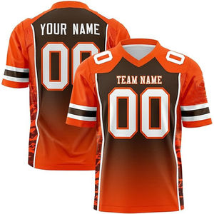 Camiseta de fútbol americano para hombre 2025 cómoda de poliéster de secado rápido transpirable y venta caliente a un precio - Product Image 4