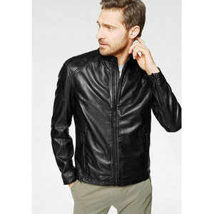 Premium Quality Unisex Leather Bomber Jacket 100% <b>Genuine</b> Cowhide Leather Camouflage Pattern Stand Collar Windproof Winter - Product Image 1