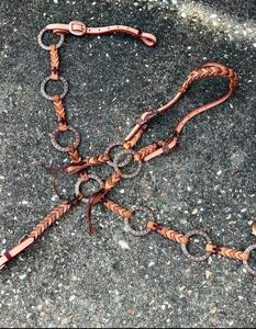 Ensemble de tack en cuir occidental fort le plus vendu avec rênes de collier de poitrine de Headstall réglables pour l'équitation d'Inde - Product Image 4