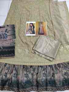 Vêtements de mariage Belle broderie lourde en fausse georgette Salwar Kameez avec Dupatta Fournisseur mondial - Product Image 5