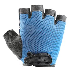 Wrist Support Half-Finger Gym <b>Gloves</b> Breathable Fitness Workout Sport Training <b>Gloves</b> for Cycling Fishing Outdoor and Ski - Product Image 1