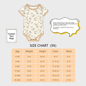 Combinaison en bambou pour bébé, barboteuse confortable, <span class=keywords><strong>produits</strong></span> pour bébés nouveau-nés, ensembles de vêtements pour enfants, vêtements pour enfants - Product Image 3