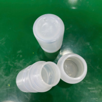 Pot de pouding en plastique transparent bouteilles de stockage de confiture de yaourt lait miel vide avec couvercles couleur et taille personnalisées usine du Vietnam