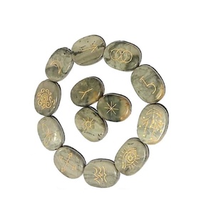 Karuna de alta calidad con forma de jaspe Imperial, piedra de Palma, 13 piezas, juego de Karuna, piedras preciosas de cristal curativas naturales, juego de Karuna al por mayor - Product Image 3