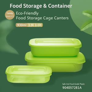 Juego de recipientes para alimentos 3 piezas (930 ml, 1,9 y 3,0 litros) FAMILY FOOD Verde 904057281A - Product Image 3