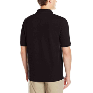 Meilleur design Polo à manches courtes pour homme léger en coton/polyester OEM Polo à manches courtes pour t-shirt solide à bas prix - Product Image 3