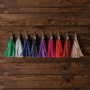 5cm Two-color Short Fat Silk <b>Tassel</b> Bookmark Fringe Trim <b>Key</b> <b>Tassels</b> for DIY Pendant Curtain Clothing Jewelry Accessories Ronpex - Product Image 1