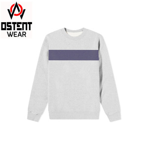 Sudadera térmica de peso pesado para hombre hecha a medida al por mayor 100% algodón de gran tamaño ajuste hombro caído bordado Logo grueso en blanco - Product Image 6