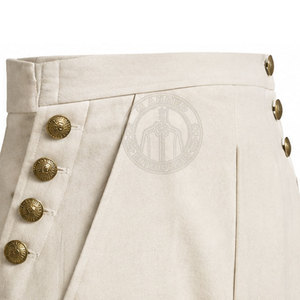 Reproduction de pantalon de guerre napoléonien, design de style historique avec surpiqûres détaillées, coupe confortable pour un usage quotidien, pantalon napoléonien. - Product Image 6