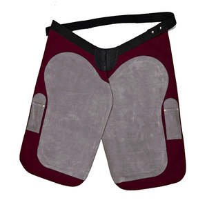 Tablier de maréchal-ferrant professionnel Chap en cuir de vache de force pour le ferrage de chevaux et le toilettage Instruments vétérinaires équestres - Product Image 3