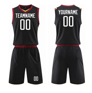 Vêtements de sport de basketball unisexes de haute qualité, respirants, en polyester 100 %, sans manches, anti-UV, uniformes personnalisés, tailles adultes et grandes tailles - Product Image 1