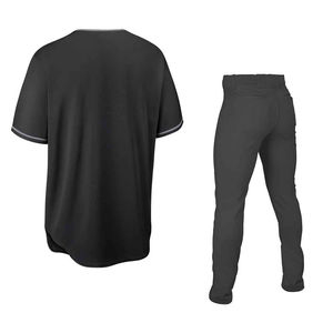 Maillots et pantalons de baseball d'équipe personnalisés OEM uniformes polyester respirant vente en gros vêtements de sport approvisionnement direct - Product Image 2