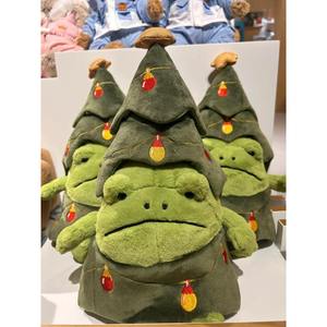 Jelly Cat's Limited Edition <b>UK</b> Christmas Frog <b>Plush</b> <b>Toy</b> Super Soft PP Cotton Filling Cute and Comfortable Christmas Figure <b>Toy</b> - Product Image 3