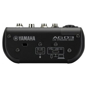 Table de mixage audio en direct série AG AG03MK2 noire – Carte son et interface de mixage - Product Image 2