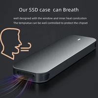 Casing Hard Drive Solid State M.2 Aluminium Mendukung NGFF SSD, Enclosure Hard Disk M2, Casing SSD untuk WD