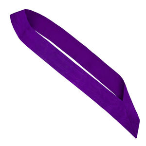 Surintendant Allied Masonic Degrees Sash Violet Ruban Bas quantité minimale de commande Service OEM Ceintures maçonniques personnalisées - Product Image 4