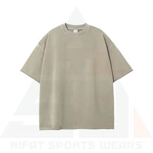 T-shirt Homme Surdimensionné 100% Coton Léger OEM, Impression DTG, Logo, Lavage à l'Acide, Vintage, Personnalisé, Respirant, Haute Qualité - Product Image 5