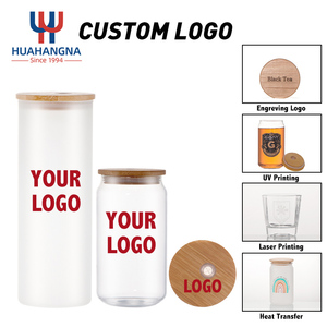 US Warehouse Custom 16oz 20oz 25oz Drinkware Transparent Beer Can Shaped Mugs Sublimation Blank Glass Cups <strong>With</strong> Lid and <strong>Straw</strong> - Product Image 4