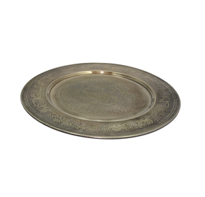 Ustensiles de cuisine gris couleur aluminium élégant plat assiette bol et plateau pour servir de la nourriture et mariage fait à la main personnalisé - Product Image 2