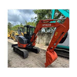 Excavatrice d'occasion à vendre, Hitachi ZX55 Mini 5,5 tonnes, mini-excavatrice hydraulique sur chenilles d'occasion, Zx35 Zx70, haute qualité - Product Image 1