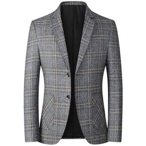 Heren 2 Delige Pakken Klassiek Fit Man Pak <span class=keywords><strong>3</strong></span>-delige Jurk Pak Smoking Jas Blazer Voor Bruiloft Business Dinner Prom - Product Image 4