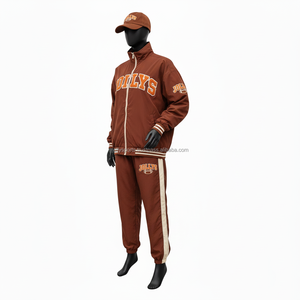 Chándal Deportivo para Mujer Hecho en Pakistán, Corte Holgado, Cortavientos, Estilo Corto, Color Sólido, Servicio OEM, Talla Grande - Product Image 3