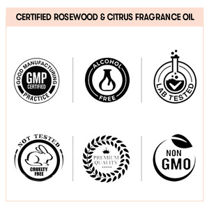 Sweet and Musky Rosewood & Citrus Fragrance Oil for Hair and Skin Wholesale Price Perfume Oil - Product Image 5