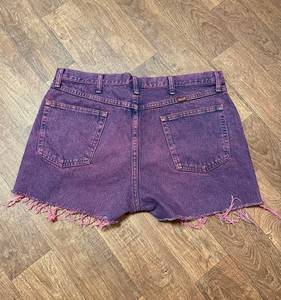 Vintage S Taille Denim Shorts Jeanagers Autre Artisanat Jeans Pantalon Court - Product Image 4