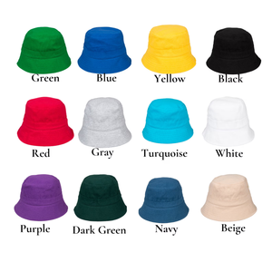 Chapeaux seau brodés personnalisés Casquette d'été réversible de pêcheur avec votre logo pour les activités de plein air et une protection solaire élégante - Product Image 5