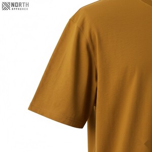 Camisetas Básicas de Color Sólido 100% Algodón de Talla Real para Uso Casual, Camisetas de Cuello Redondo de Algodón de Calidad, Ropa Interior de Manga Corta Personalizada - Product Image 3