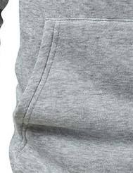 Sudaderas con Capucha Personalizadas de Algodón 100% para Hombre, Estilo Casual de Invierno, Color Sólido, Alta Calidad para Adultos - Product Image 4