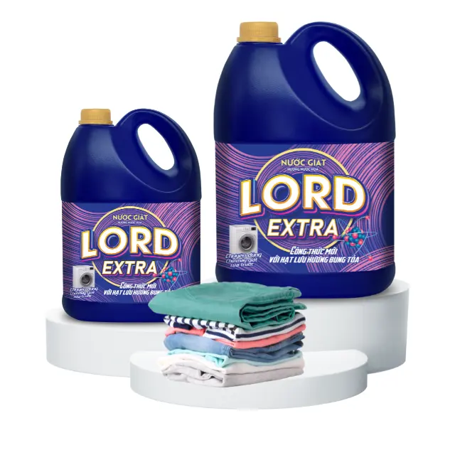 Laundry Detergent Lord Extra Detergent Liquid 3.5kgx4 Vilaco Brand For Household High Quality Made In Vietnam Manufacturer