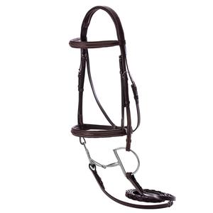Brida acolchada elevada cosida de lujo para productos de caballos de raza de cuarto de caballo para brida de cazador para uso ecuestre - Product Image 1