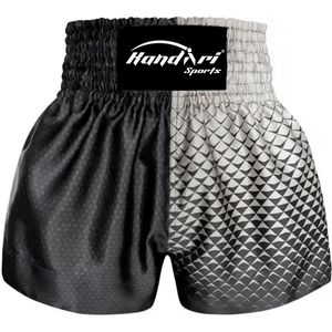 Pantalones cortos con logotipo personalizado de satén de alta calidad para artes marciales-Sublimado Stretch Boxing Fight Muay Thai-Venta al por mayor - Product Image 2