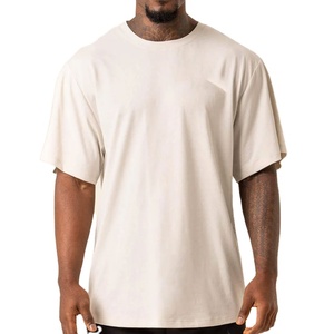 Camiseta Deportiva de Manga Corta, Talla Grande, para Entrenamiento, Transpirable, Ecológica, de Secado Rápido, 100% Algodón - Product Image 1